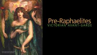 Pre-Raphaelites Victorian Avant-Garde Banner