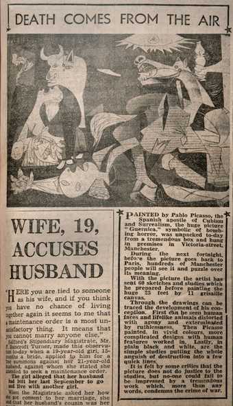 Press cutting from the Manchester Evening News, 31 January 1939